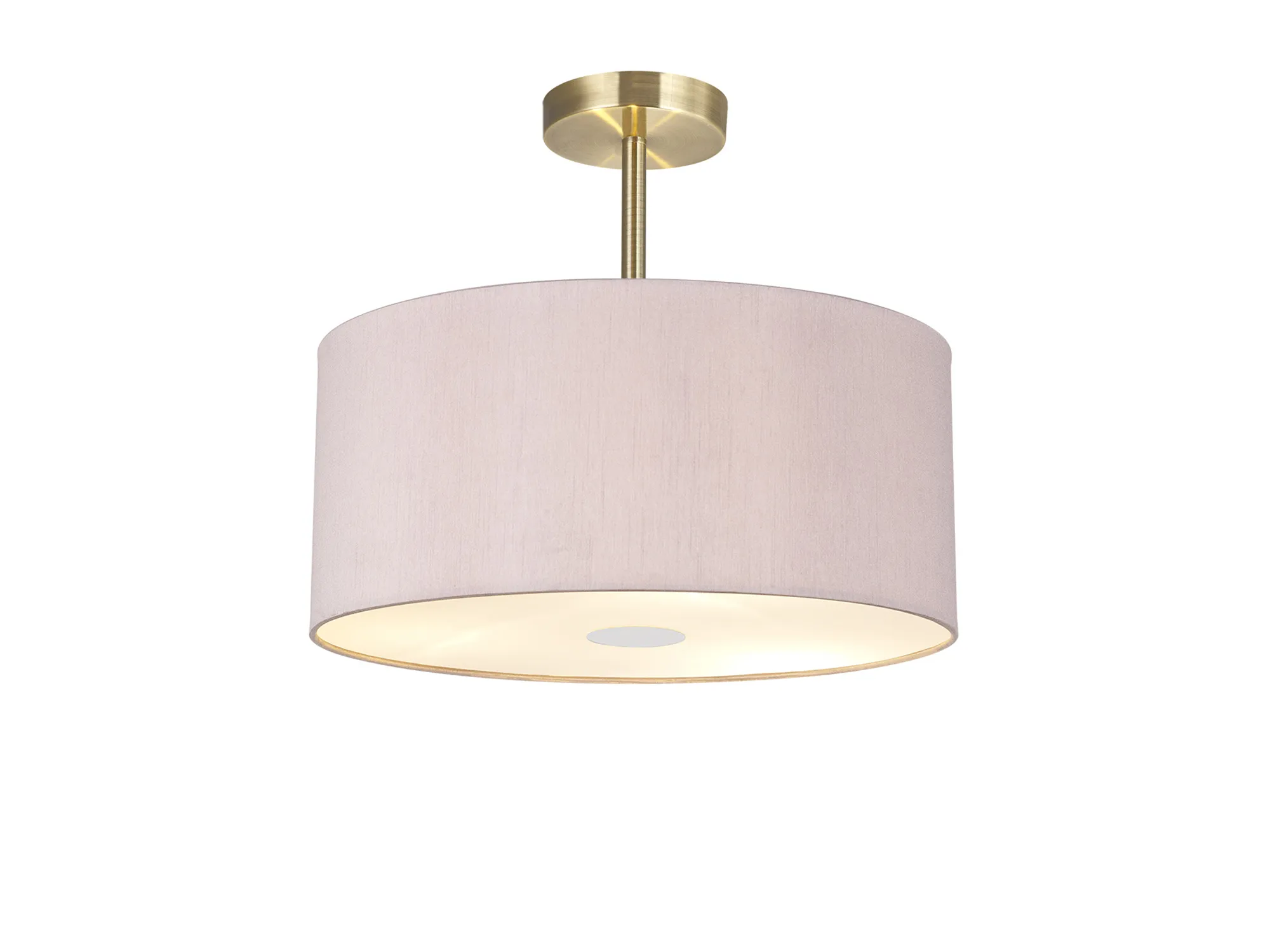 Universal 40cm Frosted Acrylic Diffuser Chrome Centre White D0319  Deco Universal